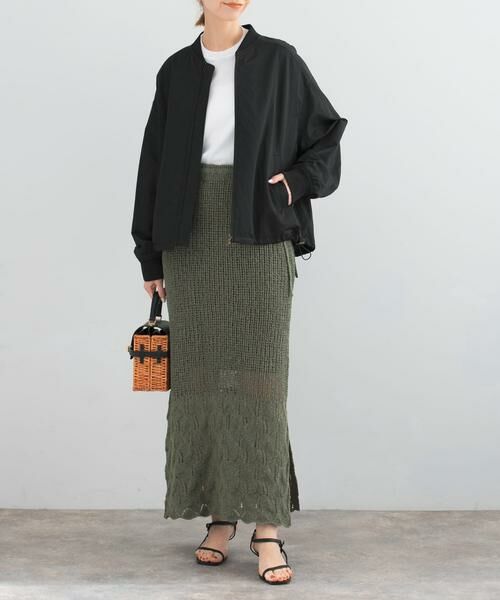 URBAN RESEARCH ROSSO / アーバンリサーチ ロッソ スカート | サイドスリットニットレーススカート | 詳細5