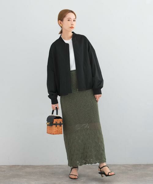 URBAN RESEARCH ROSSO / アーバンリサーチ ロッソ スカート | サイドスリットニットレーススカート | 詳細6