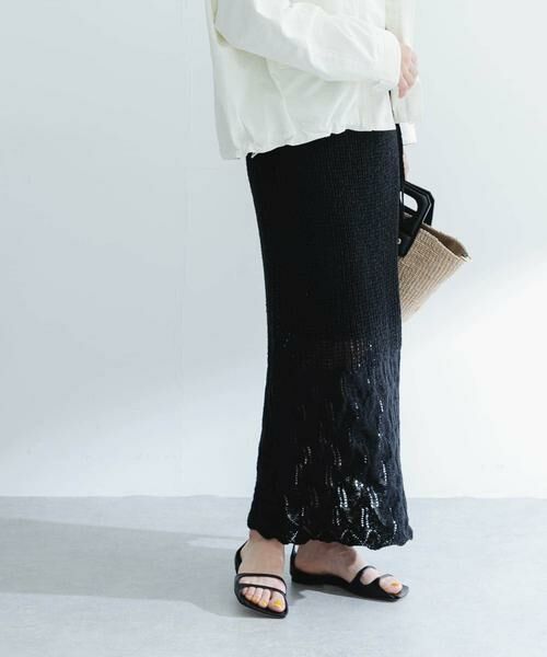 URBAN RESEARCH ROSSO / アーバンリサーチ ロッソ スカート | サイドスリットニットレーススカート | 詳細23