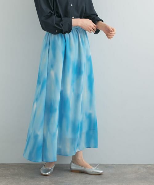 URBAN RESEARCH ROSSO / アーバンリサーチ ロッソ スカート | カラーグラデーションプリントスカート | 詳細5