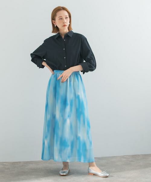 URBAN RESEARCH ROSSO / アーバンリサーチ ロッソ スカート | カラーグラデーションプリントスカート | 詳細6