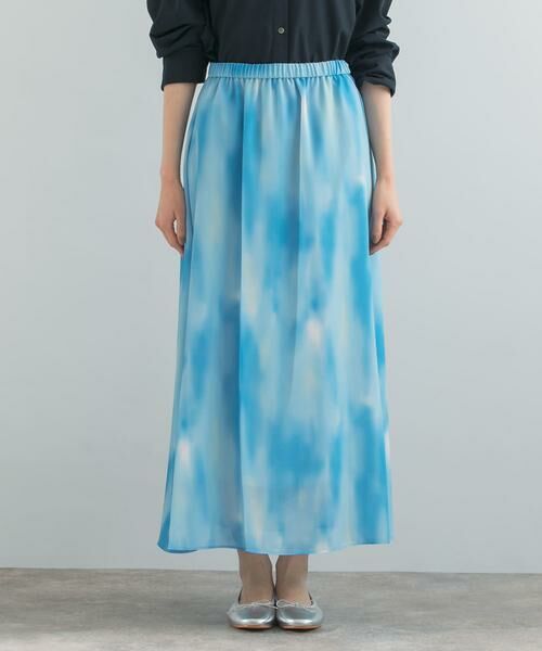 URBAN RESEARCH ROSSO / アーバンリサーチ ロッソ スカート | カラーグラデーションプリントスカート | 詳細8