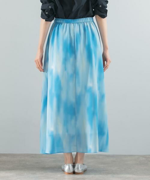 URBAN RESEARCH ROSSO / アーバンリサーチ ロッソ スカート | カラーグラデーションプリントスカート | 詳細10