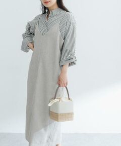 URBAN RESEARCH ROSSO / アーバンリサーチ ロッソ ワンピース | バックデザインリネンライクキャミワンピース