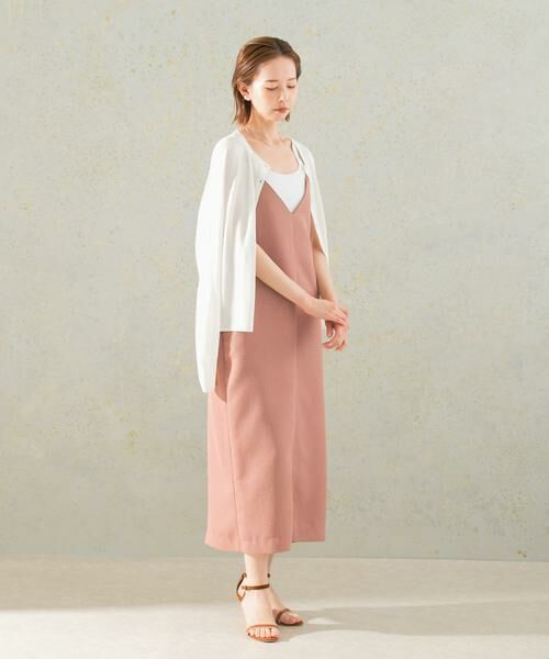 URBAN RESEARCH ROSSO / アーバンリサーチ ロッソ ワンピース | バックデザインリネンライクキャミワンピース | 詳細2
