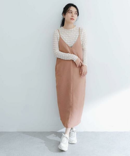 URBAN RESEARCH ROSSO / アーバンリサーチ ロッソ ワンピース | バックデザインリネンライクキャミワンピース | 詳細3