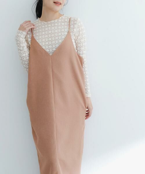 URBAN RESEARCH ROSSO / アーバンリサーチ ロッソ ワンピース | バックデザインリネンライクキャミワンピース | 詳細5