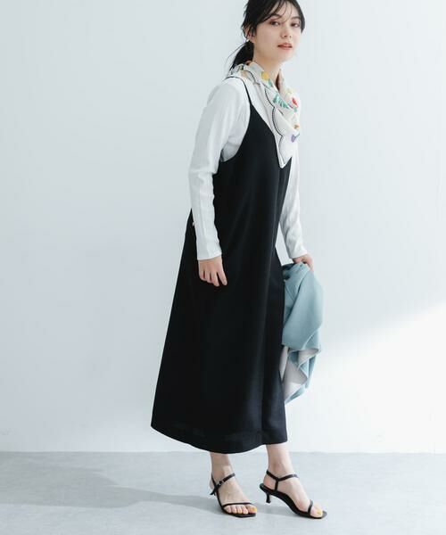 URBAN RESEARCH ROSSO / アーバンリサーチ ロッソ ワンピース | バックデザインリネンライクキャミワンピース | 詳細21