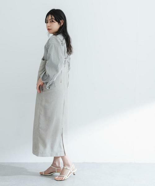 URBAN RESEARCH ROSSO / アーバンリサーチ ロッソ ワンピース | バックデザインリネンライクキャミワンピース | 詳細27