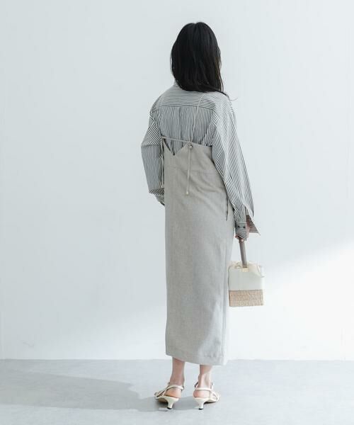 URBAN RESEARCH ROSSO / アーバンリサーチ ロッソ ワンピース | バックデザインリネンライクキャミワンピース | 詳細28