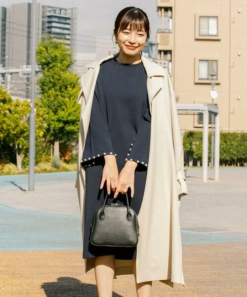 URBAN RESEARCH ROSSO / アーバンリサーチ ロッソ ワンピース | F by ROSSO　パールスリーブニットワンピース | 詳細5