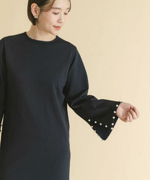 URBAN RESEARCH ROSSO / アーバンリサーチ ロッソ ワンピース | F by ROSSO　パールスリーブニットワンピース | 詳細7
