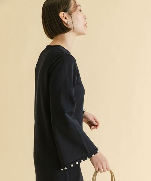 URBAN RESEARCH ROSSO / アーバンリサーチ ロッソ ワンピース | F by ROSSO　パールスリーブニットワンピース | 詳細8