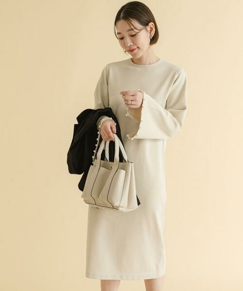 URBAN RESEARCH ROSSO / アーバンリサーチ ロッソ ワンピース | F by ROSSO　パールスリーブニットワンピース | 詳細19