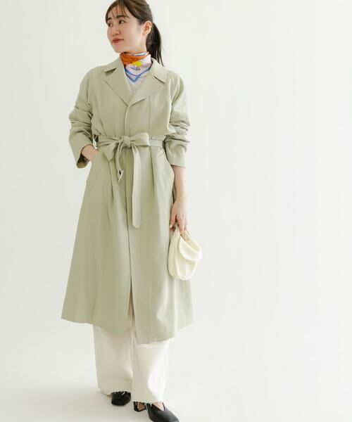 URBAN RESEARCH ROSSO / アーバンリサーチ ロッソ トレンチコート | バックタックトレンチコート(グリーン系その他)