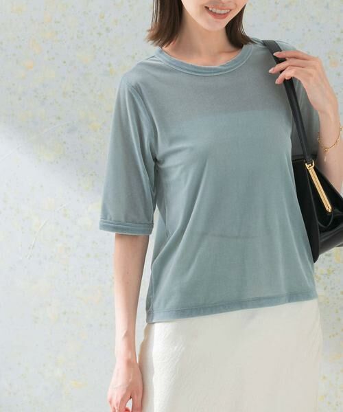 URBAN RESEARCH ROSSO / アーバンリサーチ ロッソ Tシャツ | シアーベロアTシャツ | 詳細4