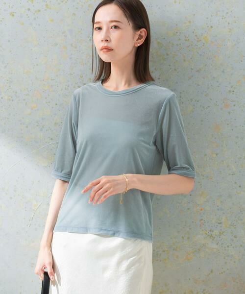 URBAN RESEARCH ROSSO / アーバンリサーチ ロッソ Tシャツ | シアーベロアTシャツ | 詳細8