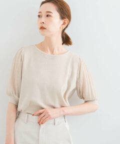 URBAN RESEARCH ROSSO / アーバンリサーチ ロッソ ニット・セーター | ドッキングシアープリーツスリーブプルオーバー