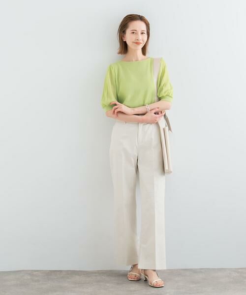 URBAN RESEARCH ROSSO / アーバンリサーチ ロッソ ニット・セーター | ドッキングシアープリーツスリーブプルオーバー | 詳細7