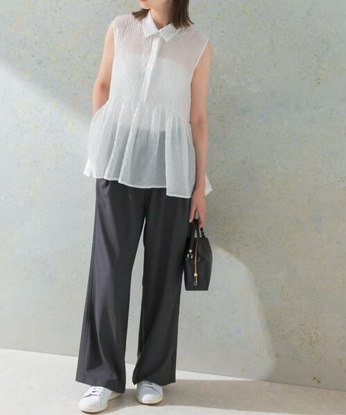 URBAN RESEARCH ROSSO / アーバンリサーチ ロッソ その他パンツ | 『WEB限定』サイドタックイージーパンツ(チャコールグレー)