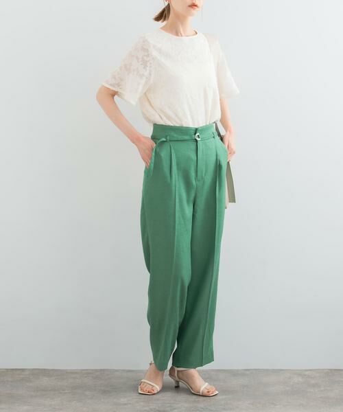 URBAN RESEARCH ROSSO / アーバンリサーチ ロッソ その他パンツ | マルチWAYリネンライクワイドパンツ | 詳細2