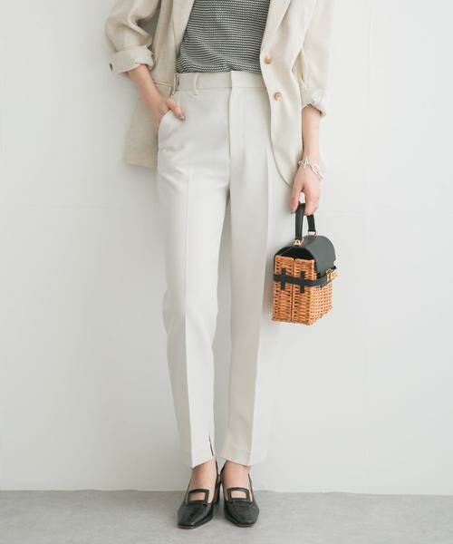 URBAN RESEARCH ROSSO/アーバンリサーチ ロッソ ストレッチツイルスティックパンツ ホワイト 34 URBAN RESEARCH ROSSO/アーバンリサーチ ロッソ ストレッチツイルスティックパンツ ホワイト 34