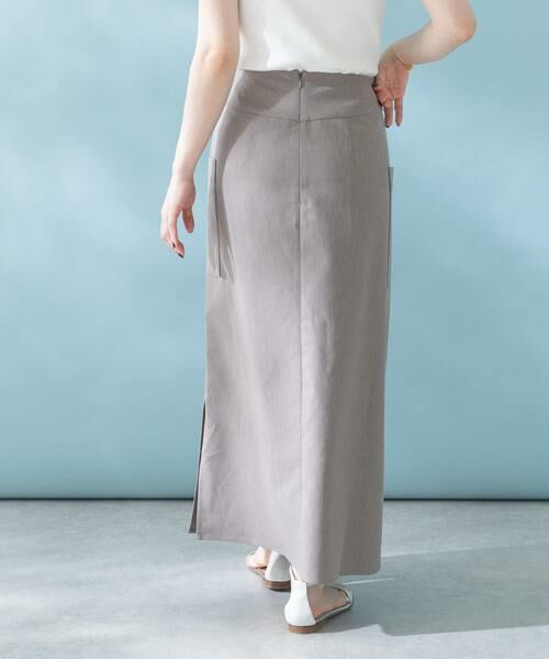 URBAN RESEARCH ROSSO / アーバンリサーチ ロッソ スカート | リネンストレッチスリットスカート | 詳細2