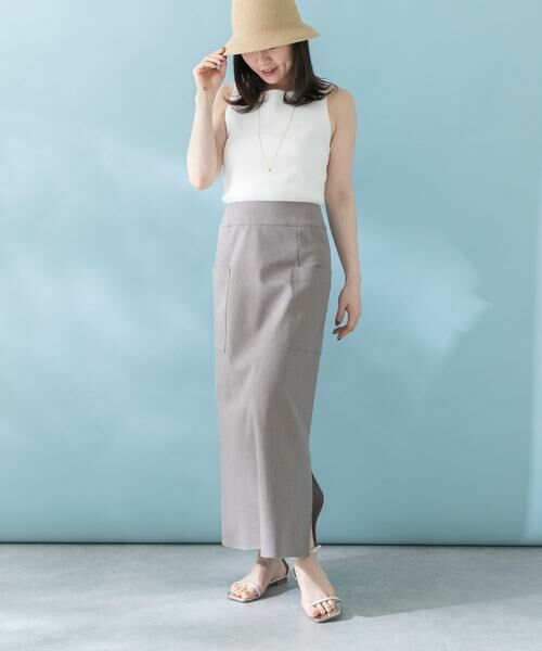 URBAN RESEARCH ROSSO / アーバンリサーチ ロッソ スカート | リネンストレッチスリットスカート | 詳細3