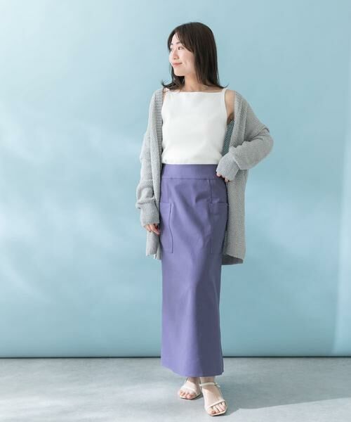 URBAN RESEARCH ROSSO / アーバンリサーチ ロッソ スカート | リネンストレッチスリットスカート | 詳細9