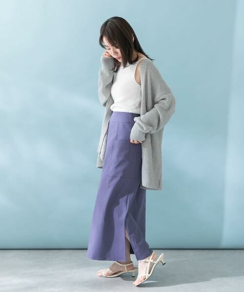 URBAN RESEARCH ROSSO / アーバンリサーチ ロッソ スカート | リネンストレッチスリットスカート | 詳細10