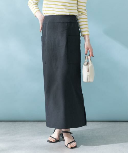 URBAN RESEARCH ROSSO / アーバンリサーチ ロッソ スカート | リネンストレッチスリットスカート | 詳細17