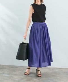 URBAN RESEARCH ROSSO / アーバンリサーチ ロッソ スカート | チンツギャザーフレアスカート