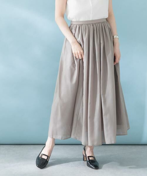 URBAN RESEARCH ROSSO / アーバンリサーチ ロッソ スカート | チンツギャザーフレアスカート | 詳細1