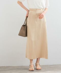 URBAN RESEARCH ROSSO / アーバンリサーチ ロッソ スカート | アセテートサテンスリットスカート