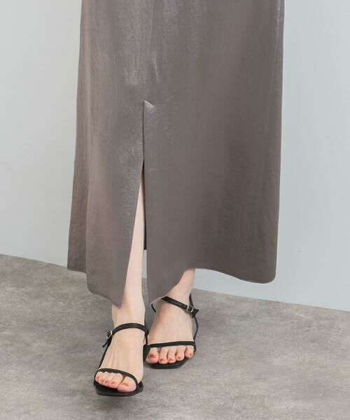 URBAN RESEARCH ROSSO / アーバンリサーチ ロッソ スカート | アセテートサテンスリットスカート | 詳細11