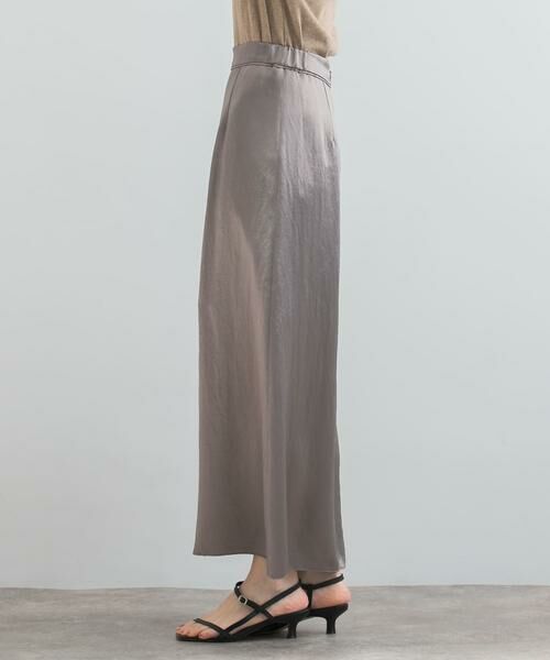 URBAN RESEARCH ROSSO / アーバンリサーチ ロッソ スカート | アセテートサテンスリットスカート | 詳細8