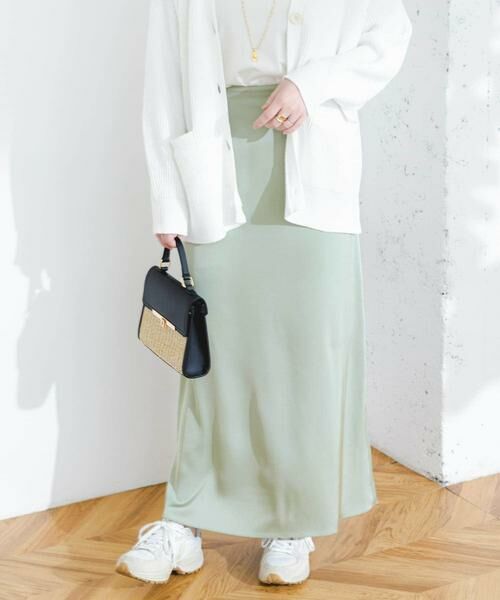 URBAN RESEARCH ROSSO / アーバンリサーチ ロッソ スカート | F by ROSSO サテンマーメイドスカート | 詳細4