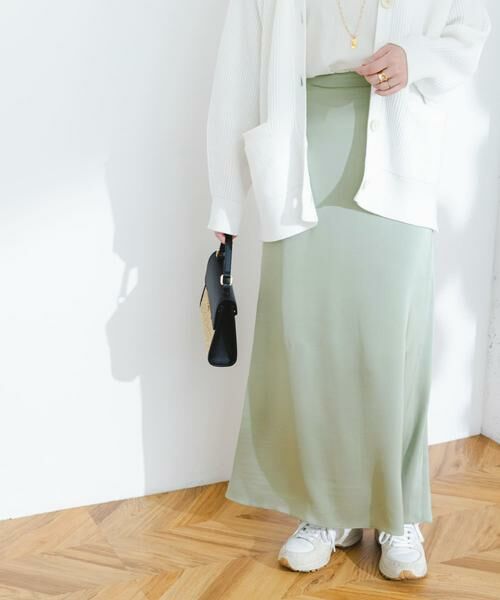 URBAN RESEARCH ROSSO / アーバンリサーチ ロッソ スカート | F by ROSSO サテンマーメイドスカート | 詳細5