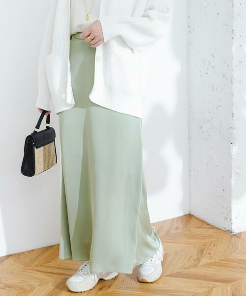 URBAN RESEARCH ROSSO / アーバンリサーチ ロッソ スカート | F by ROSSO サテンマーメイドスカート | 詳細6