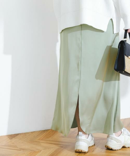 URBAN RESEARCH ROSSO / アーバンリサーチ ロッソ スカート | F by ROSSO サテンマーメイドスカート | 詳細7