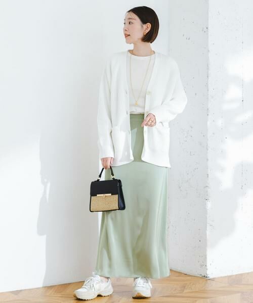 URBAN RESEARCH ROSSO / アーバンリサーチ ロッソ スカート | F by ROSSO サテンマーメイドスカート | 詳細9