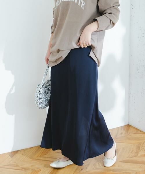 URBAN RESEARCH ROSSO / アーバンリサーチ ロッソ スカート | F by ROSSO サテンマーメイドスカート | 詳細13