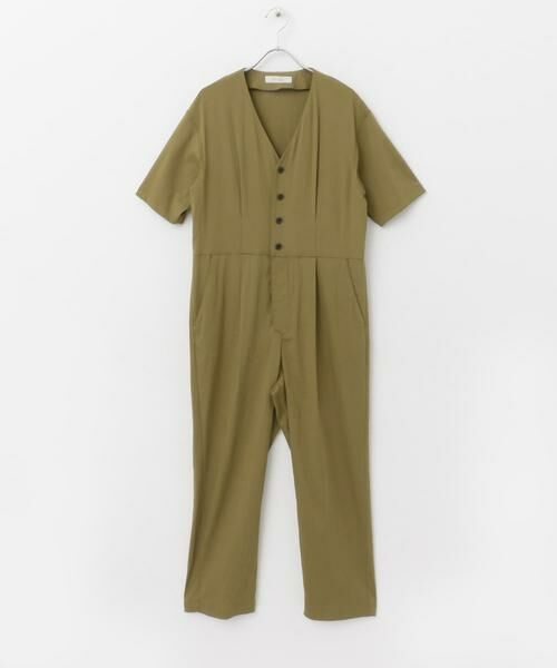 URBAN RESEARCH ROSSO / アーバンリサーチ ロッソ サロペット・オールインワン | F by ROSSO　ウエスト切り替えVネックオールインワン | 詳細8