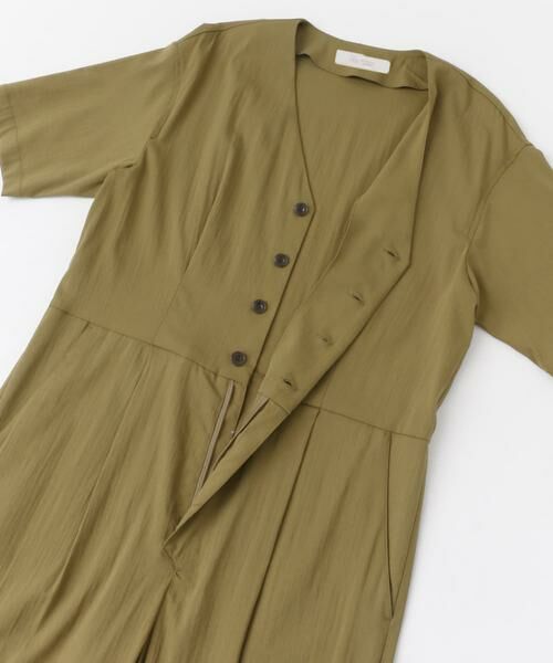 URBAN RESEARCH ROSSO / アーバンリサーチ ロッソ サロペット・オールインワン | F by ROSSO　ウエスト切り替えVネックオールインワン | 詳細9