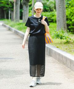 URBAN RESEARCH ROSSO / アーバンリサーチ ロッソ セットアップ | 『セットアップ対応』F by ROSSO　メッシュプルオーバー+ロングスカート