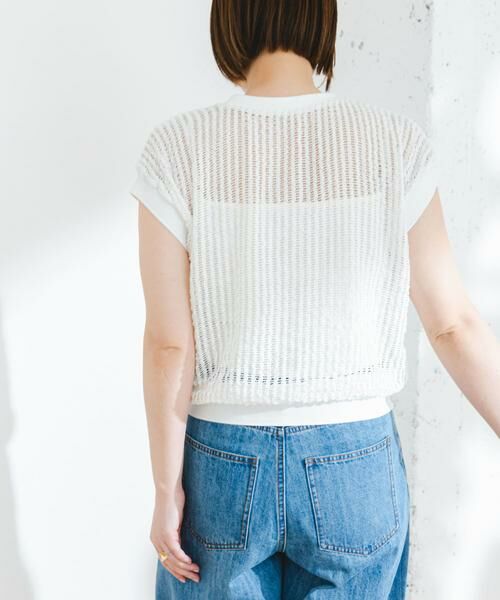 URBAN RESEARCH ROSSO / アーバンリサーチ ロッソ セットアップ | 『セットアップ対応』F by ROSSO　メッシュプルオーバー+ロングスカート | 詳細3