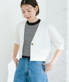 URBAN RESEARCH ROSSO / アーバンリサーチ ロッソ セットアップ | 『セットアップ対応』F by ROSSO　ダンボールショートジャケット+フレアスカート