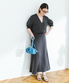 URBAN RESEARCH ROSSO / アーバンリサーチ ロッソ セットアップ | 『セットアップ対応』F by ROSSO　ダンボールショートジャケット+フレアスカート