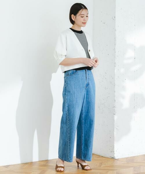 URBAN RESEARCH ROSSO / アーバンリサーチ ロッソ セットアップ | 『セットアップ対応』F by ROSSO　ダンボールショートジャケット+フレアスカート | 詳細5