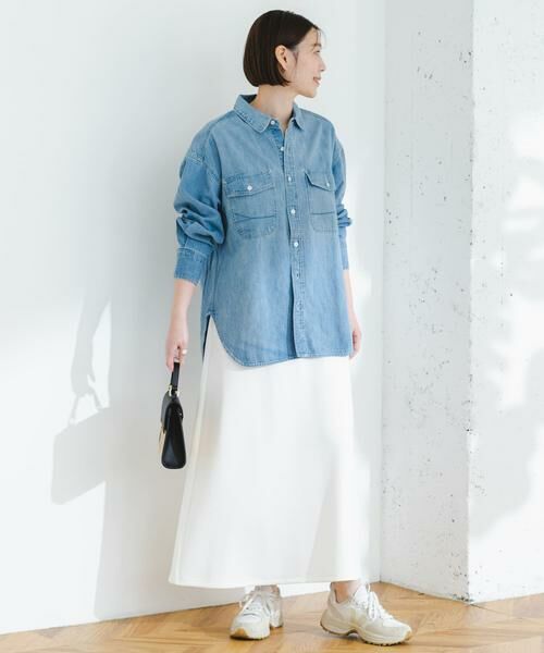 URBAN RESEARCH ROSSO / アーバンリサーチ ロッソ セットアップ | 『セットアップ対応』F by ROSSO　ダンボールショートジャケット+フレアスカート | 詳細7